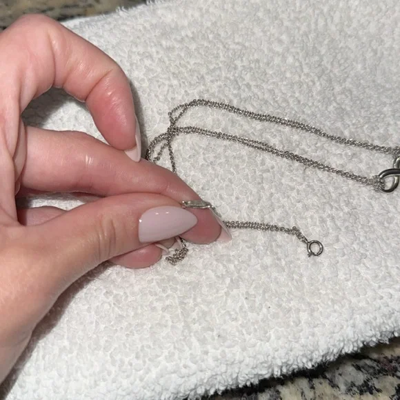 Tiffany & Co. Silver Infinity Necklace - Picture 5 of 6
